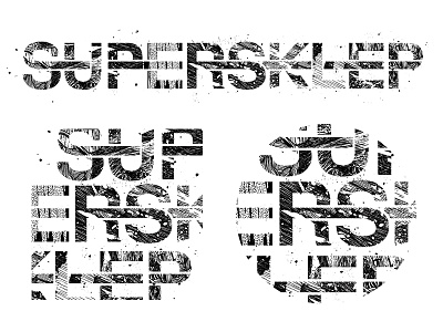Lettering for Supersklep black brand design drawing fineliner handmade illustration ink lettering white