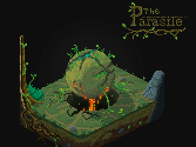 Slice of Fantasy - The Parasite 16bits. 8bit concept concept art desert design environment design game art gamedev isometric low poly pixel art