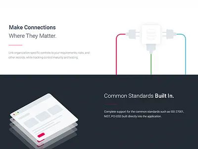 Enterprise Risk Management - Website bold bright color enterprise illustration management minimal risk ui ux web website