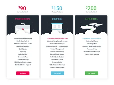 Website Pricing Page bold bright color illustration management minimal price pricing ui ux web website