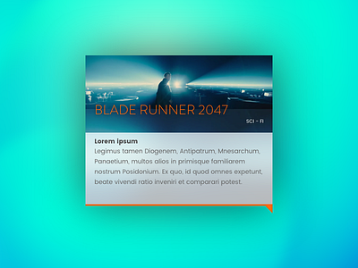 Movie Popin 2047 blade information modal pop popin popup runner