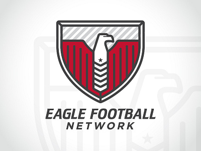 Eagle Football Network badge eagle football icon logo sports