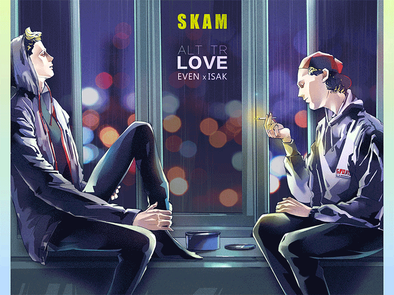 skam, evak in parallel world art artwork bettle comic draw illustration piantting skam sketch