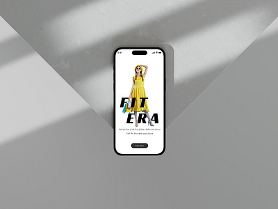 Clothing brand [ FIT ERA ] application branding clothes fasion figma ui ui ux