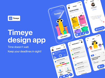 Time Management Software with Note-Based Deadlines - Timeye deadlines mobile app time timeye ui