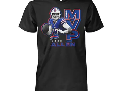 Josh Allen 2024 MVP Shirt design illustration t shirt design