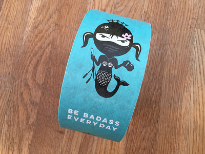 Mermaid Packing Tape be badass crossfit jumprope kettlebell mermaid
