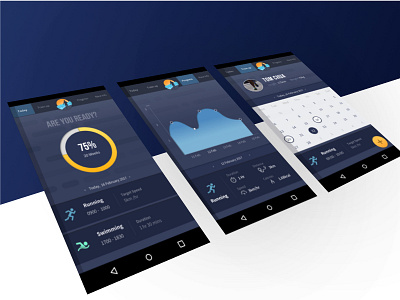 Ocean Marathon drama fitness jindesign marathon mediacorp props ui ux