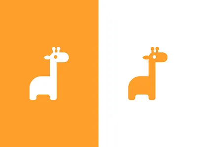 Giraffe / logo design animal branding cute friendly giraffe iconic logo mark mascot