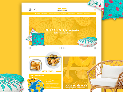 IKEA egypt ikea ui ux webdesign website