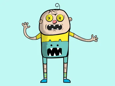 Dude guy illusration