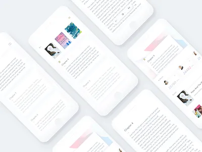 Books App Concept app book card clean concept ios sketch ui
