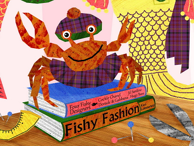 Crabbie McTaylor animal childrens crab design dresses fashion fish illustration kidlitart