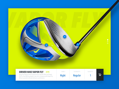 Daily UI #012 - E-Commerce Shop 012 daily ui dailyui e commerce golf nike shop ui ui design ux ux design vapor fly