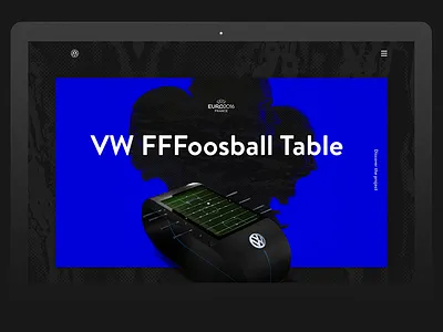 FFFostaball Table art direction design experience experiments interactive interface sports