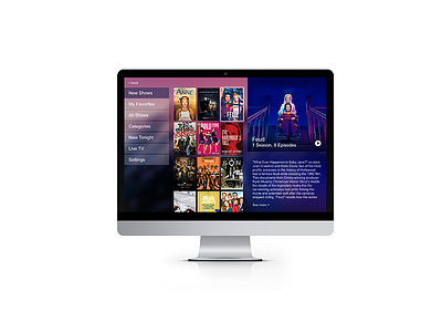 Daily UI Challenge app challenge daily dailyui design photoshop tv ui