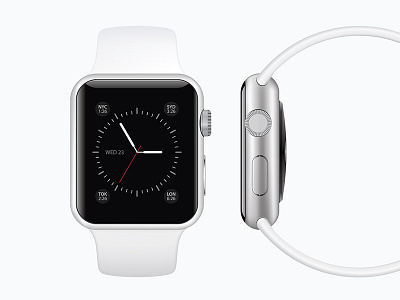 iWatch Realistic Mockup download free iwatch mockup realistic