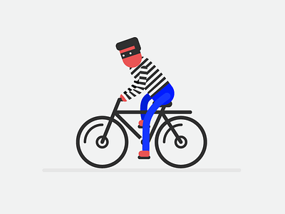 REMA Forsikring - insurance illustration bike character design illustration insurance vector