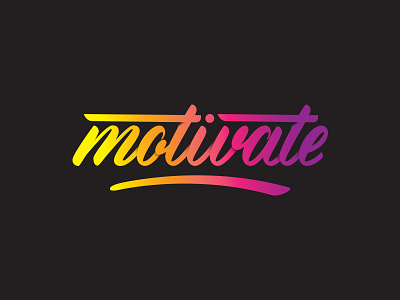 Motivate hand lettering lettering motivate