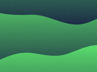 Summer Hills abstract blue green