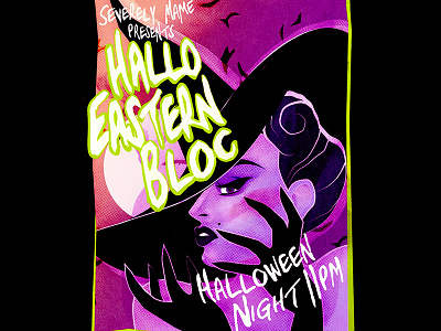 Spoopy 2 drag drag queen event flyer flyer halloween horror nightlife retro vintage witch