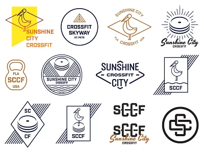 Crossfit Skyway Exploration branding crossfit logo training