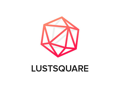 Lustsquare logo minimal simple