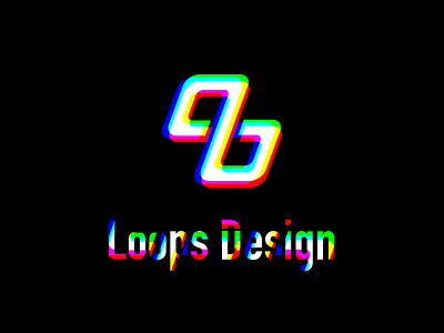 Loops RGB design logo loops overlap rgb