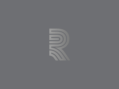 R brand branding identity logo r