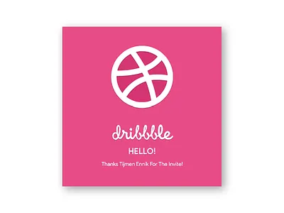 Shot 01 dribbble first hello shot