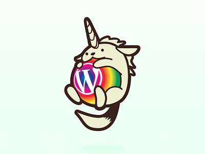 Wapuunicorn 🦄 branding edinburgh illustration wapuu wordpress