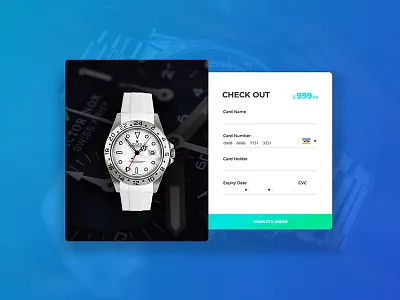 Daily UI - Check Out 002 checkout dailyui dribbble form ui ux