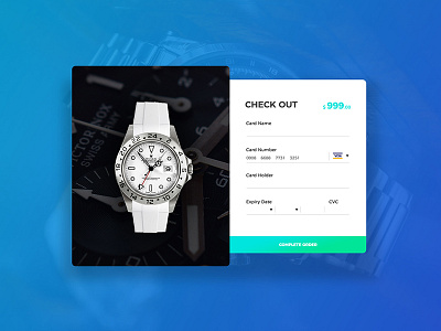 Daily UI - Check Out 002 checkout dailyui dribbble form ui ux