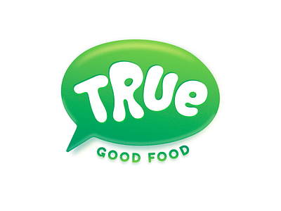 True Good Food food good green logo logotype sign true