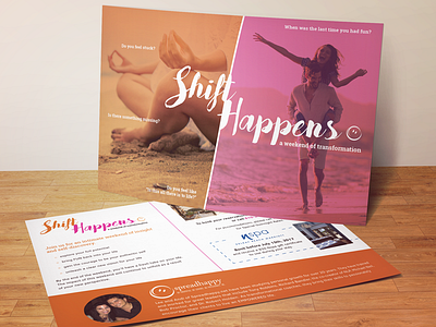 Shift Happens Post Card post card print