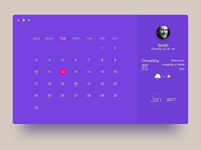 Weather design ui