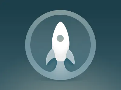 Launchpad Icon dark icon launchpad rocket tuts