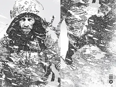 Zvvyciezcy III closeups black closeup drawing fineliner goverdose hand hand made illustration photoshop white