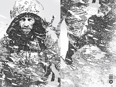 Zvvyciezcy III closeups black closeup drawing fineliner goverdose hand hand made illustration photoshop white