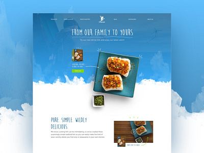 Fishpeople Website header redesign sketch ui web website