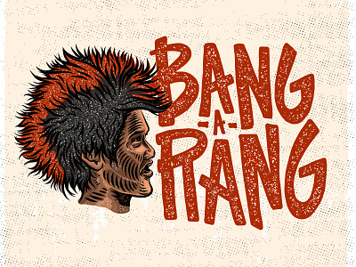 BANG-A-RANG bang a rang handlettering hook illustration movies typography