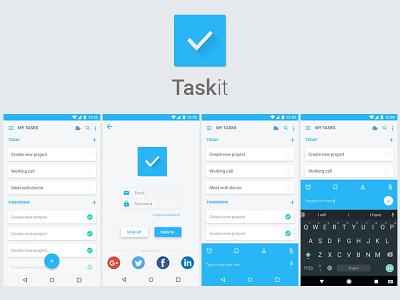 Task.it sketch ui ux