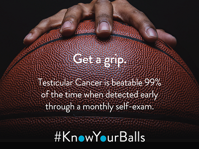 What's Up Dribbble? awareness basketball campaign cancer creative director debut first shot nonprofit photography social media testicular cancer typography