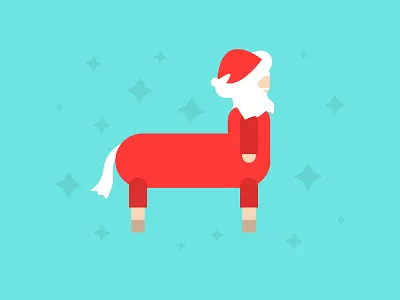 Santaur centaur christmas horse magic mythical creatures santa