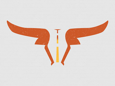 Longhorn Chip design logo longhorn