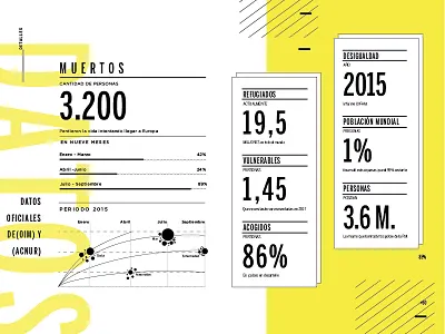 Migration Issues book data visual graphic design immigration layout typography