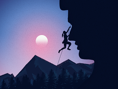 The power of love blue climbing forest love rock sunlight