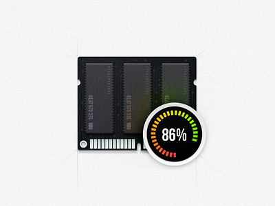 Ram Benchmark tool Icon benchnmark design icon mac macos pcb ram sierra tech tool