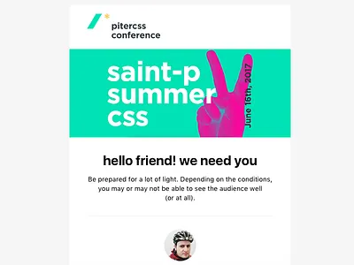 PiterCSS Email Newsletter css email html minimal newsletter