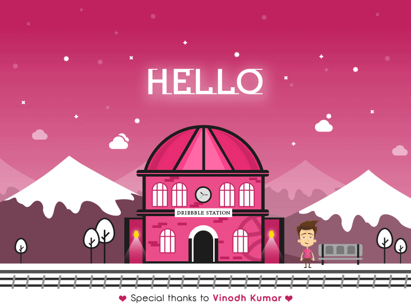 Hello Dribbble designer my first shot chennai